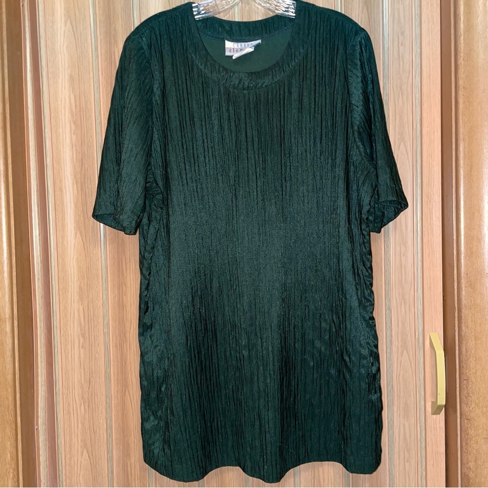 Career Elements Crinkled Material Tunic Shirt